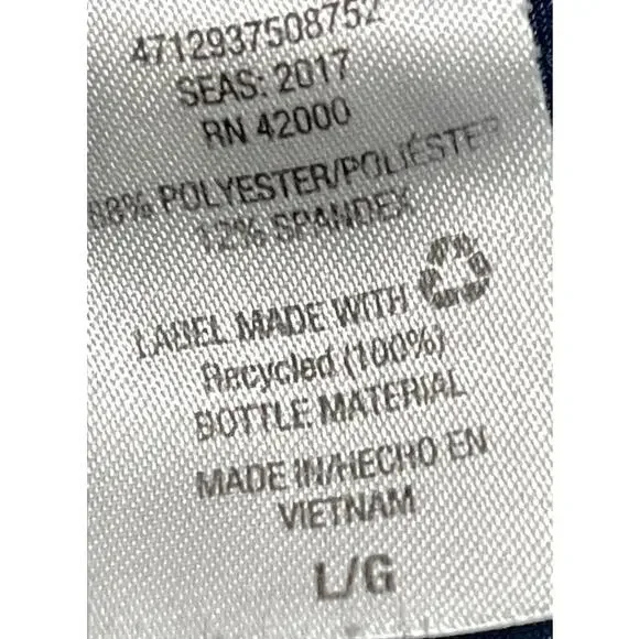 Everlast Leggings Women Size L Blue Pull On Athleisure All Over Floral Pint - Picture 4 of 5